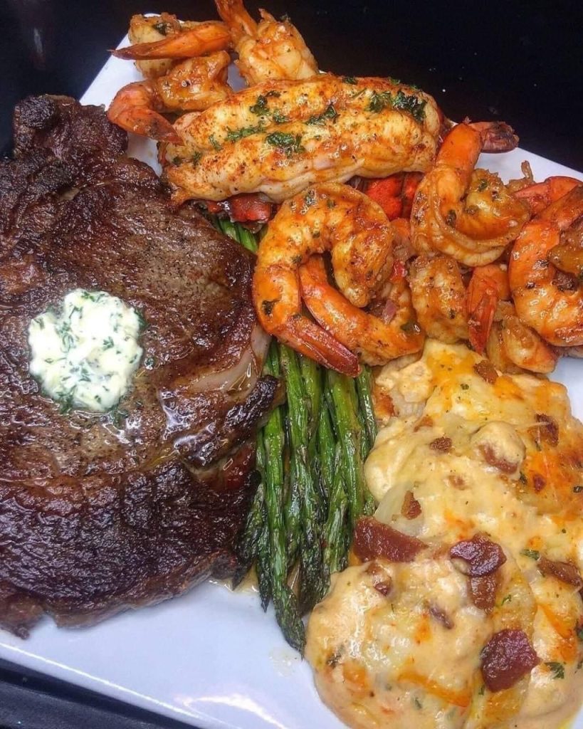 Garlic Butter Grilled Steak And Shrimp Old Grandmas Recipes 